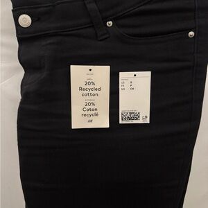 H&M Black Denim Mama Flared Maternity Jeans